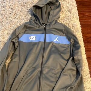 UNC Jordan Gray and Light Blue Men's Jacket